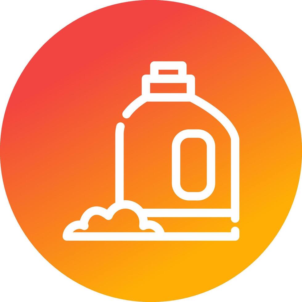 design de ícone criativo de detergente vetor