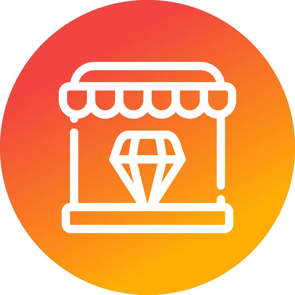 diamante fazer compras criativo ícone Projeto vetor