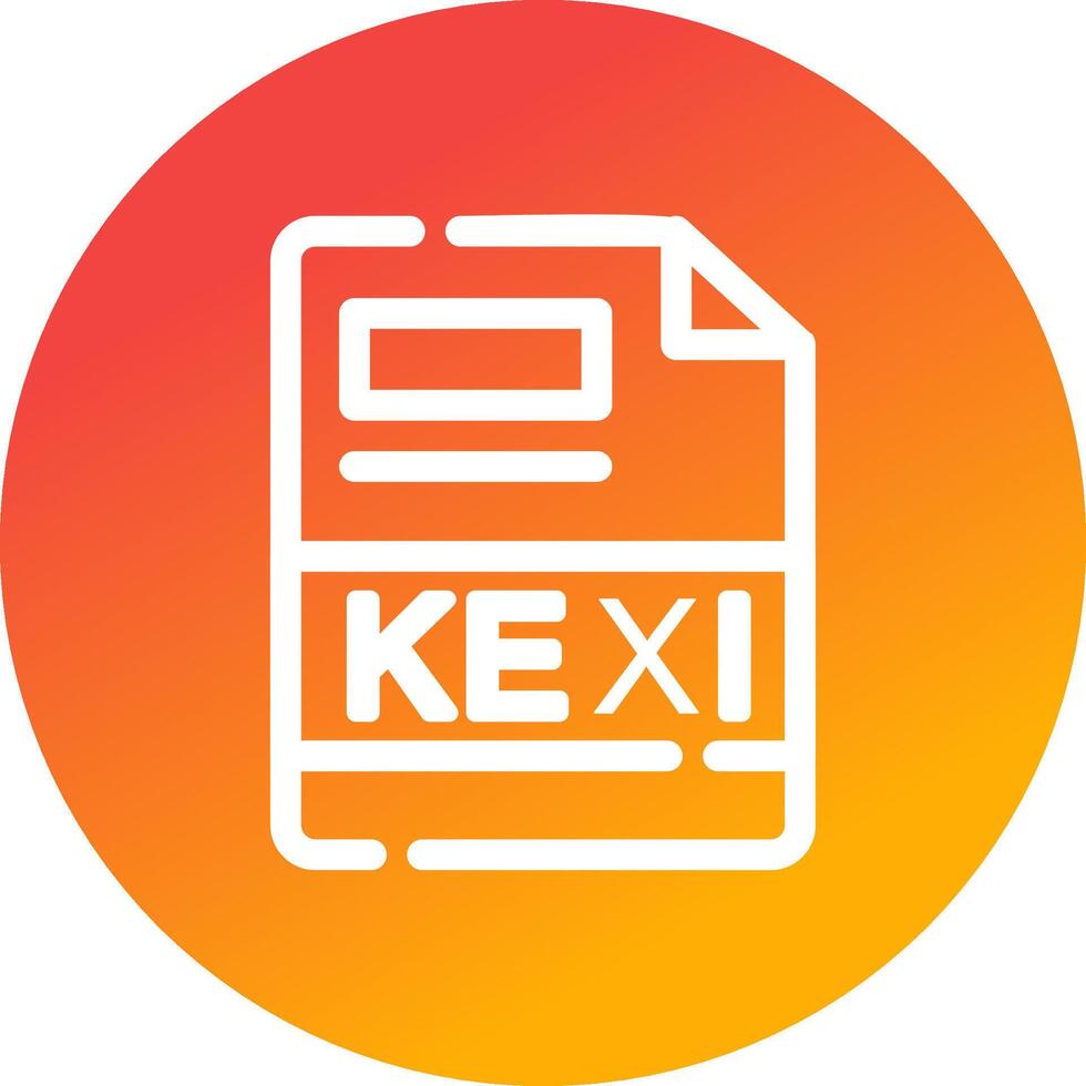 kexi criativo ícone Projeto vetor