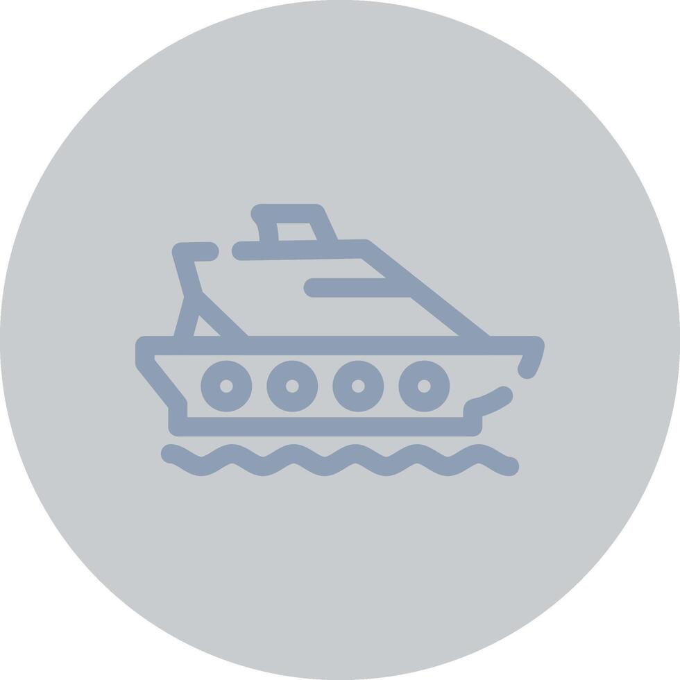 design de ícone criativo de navio vetor