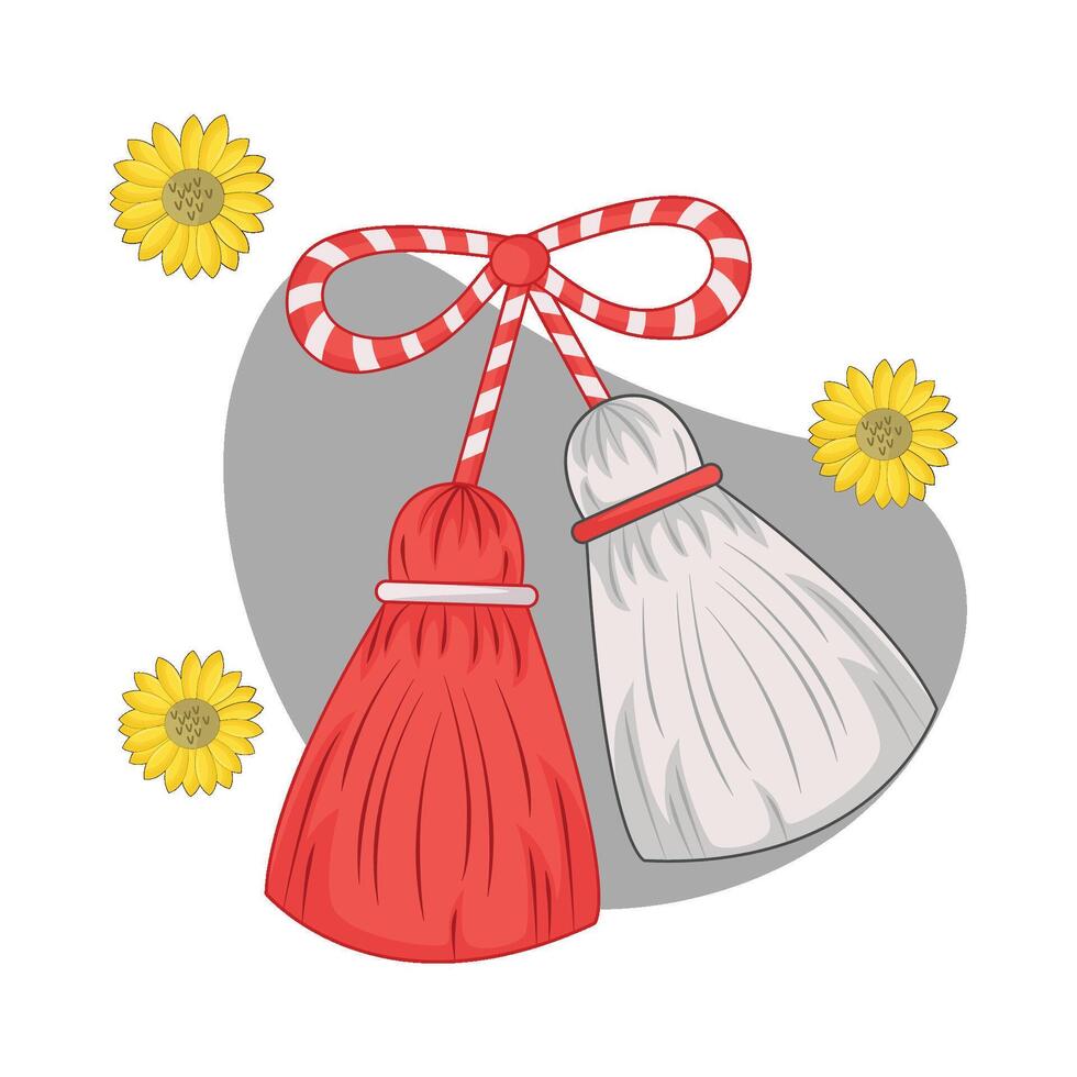 ilustração do martisor vetor