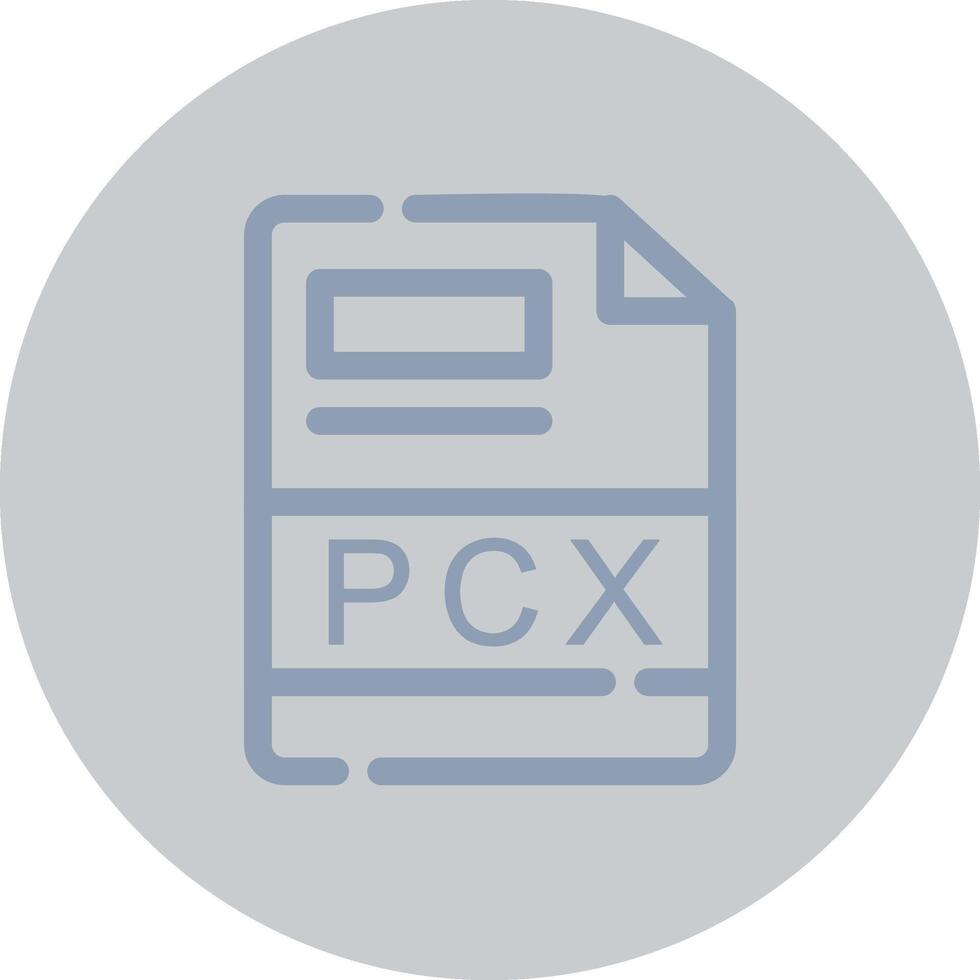 pcx criativo ícone Projeto vetor