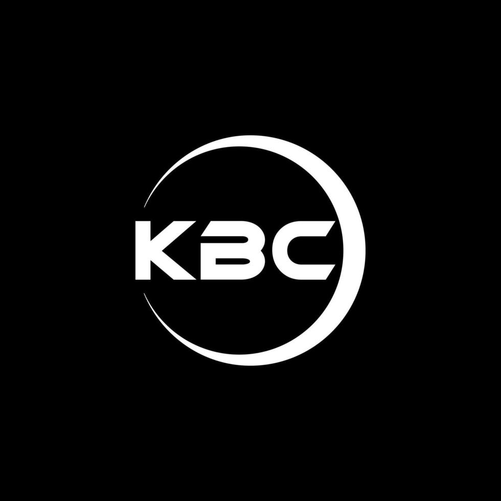 kbc carta logotipo projeto, inspiração para uma único identidade. moderno elegância e criativo Projeto. marca d'água seu sucesso com a impressionante isto logotipo. vetor