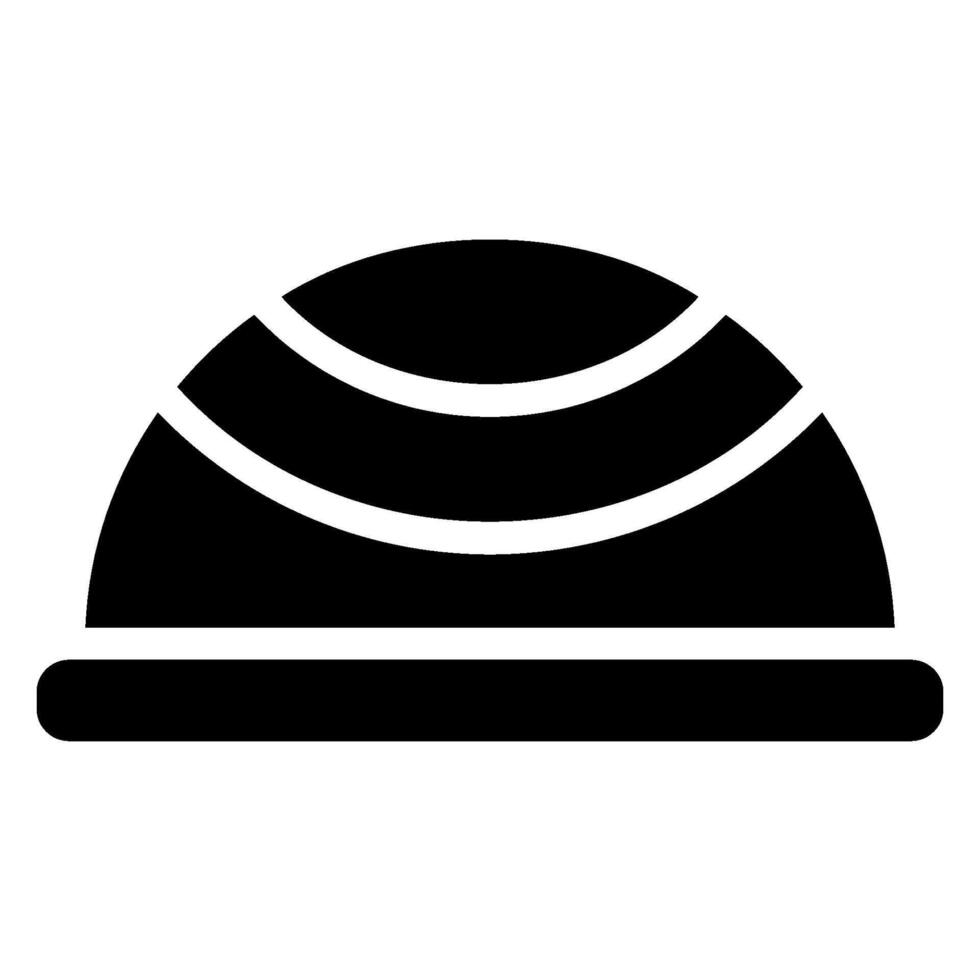 ícone de glifo de bola de equilíbrio vetor