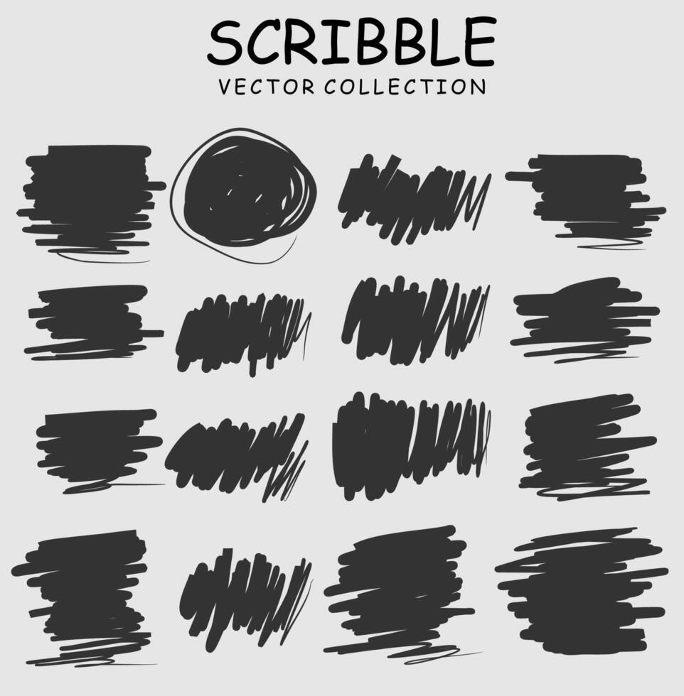 carvão lápis encaracolado linhas e rabiscos. rabisco escova golpes vetor definir. mão desenhado marcador rabiscos. Preto lápis esboços. escova acidente vascular encefálico linhas, rabiscos, pintas isolado.