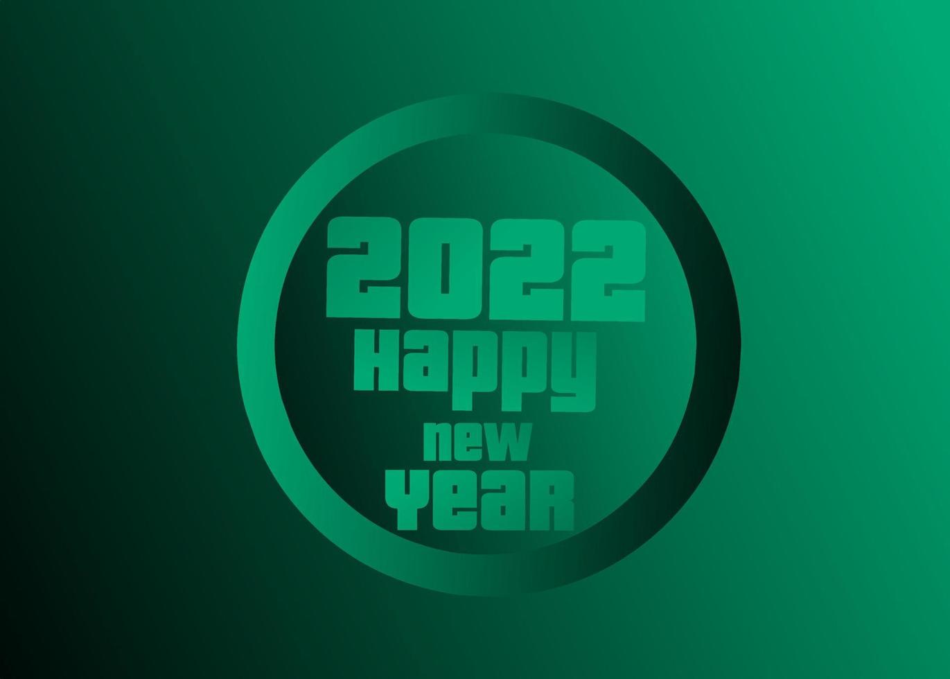 fundo de ano novo 2022 com estilo gradiente vetor
