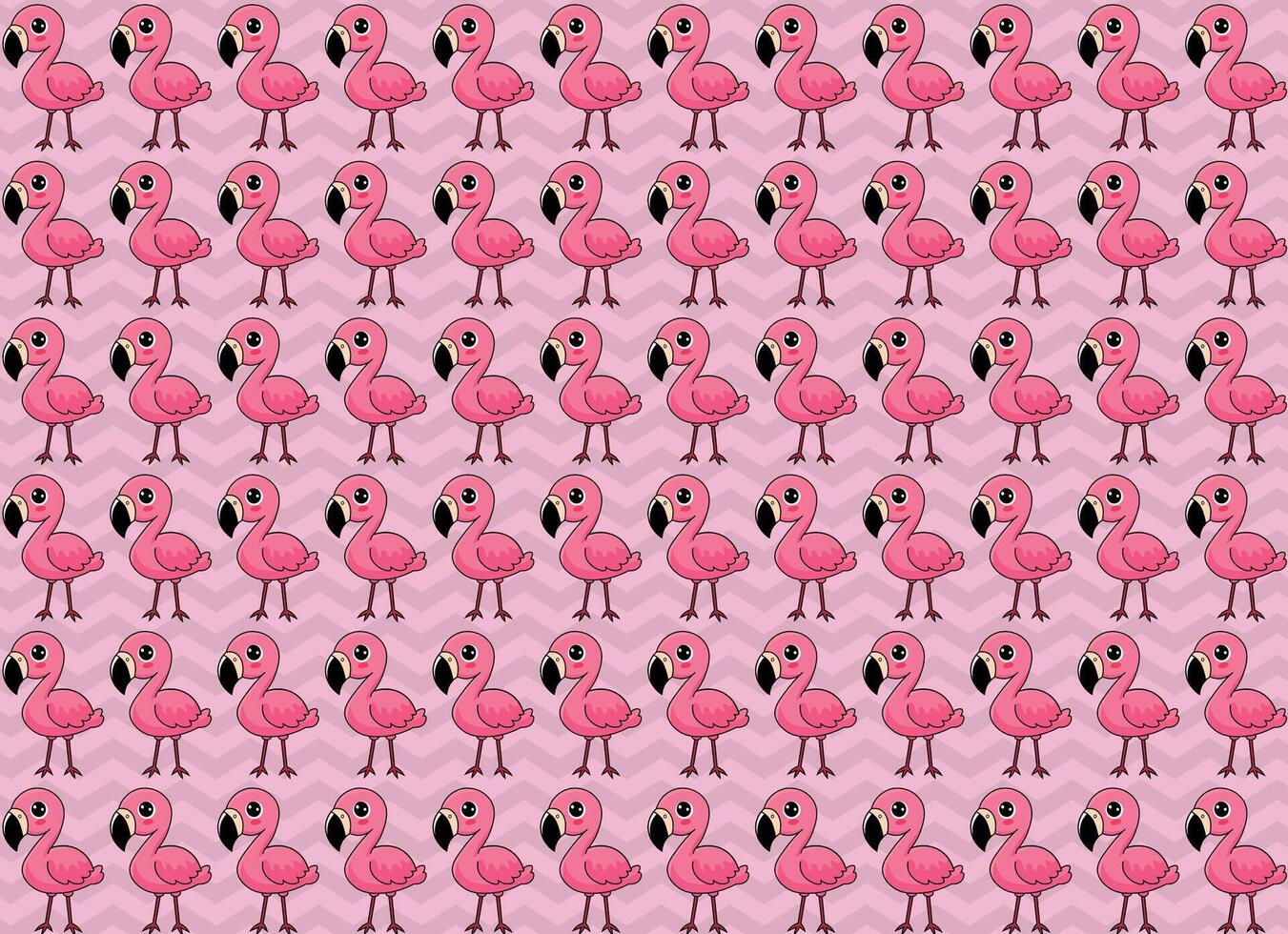flamingo ilustração vetor, fundo, padrão, tecido textura vetor