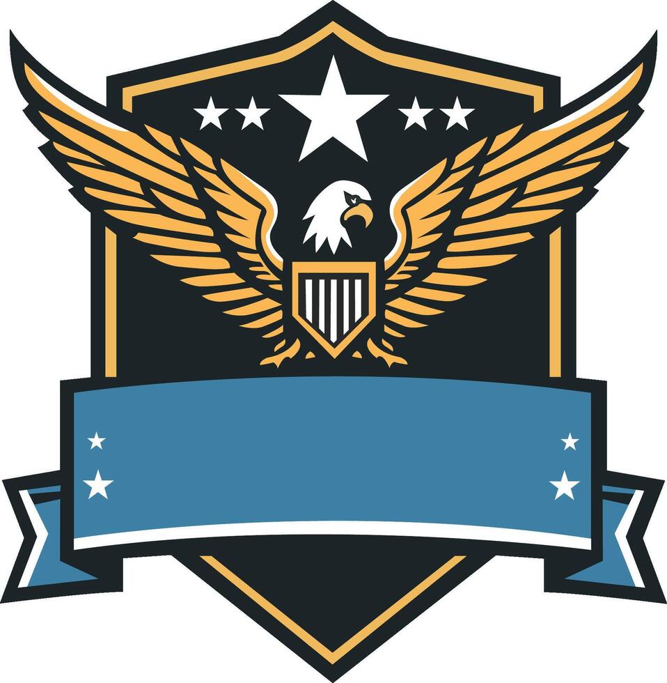 exército Águia logotipo modelo vetor