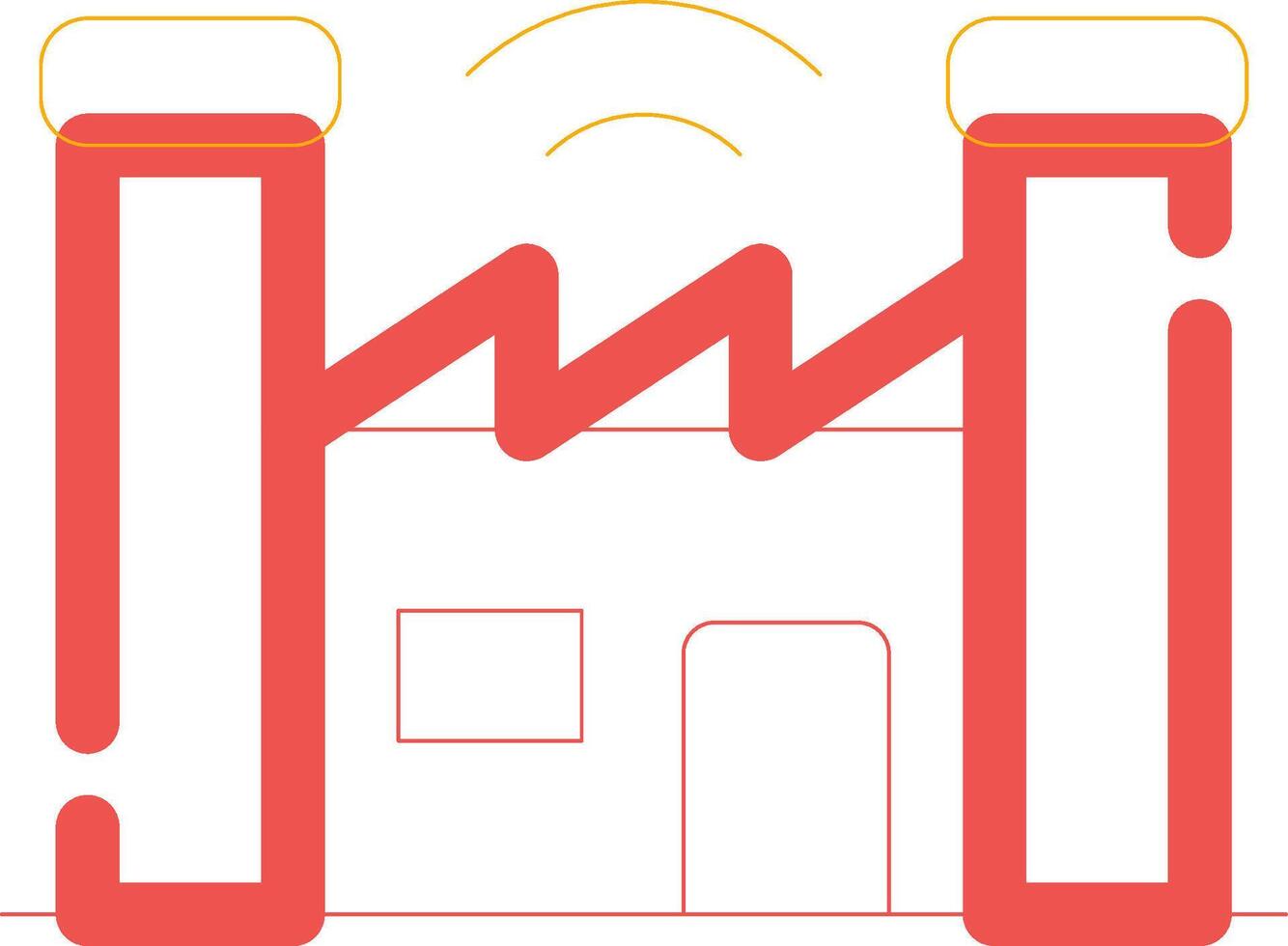 inteligente fábrica criativo ícone Projeto vetor