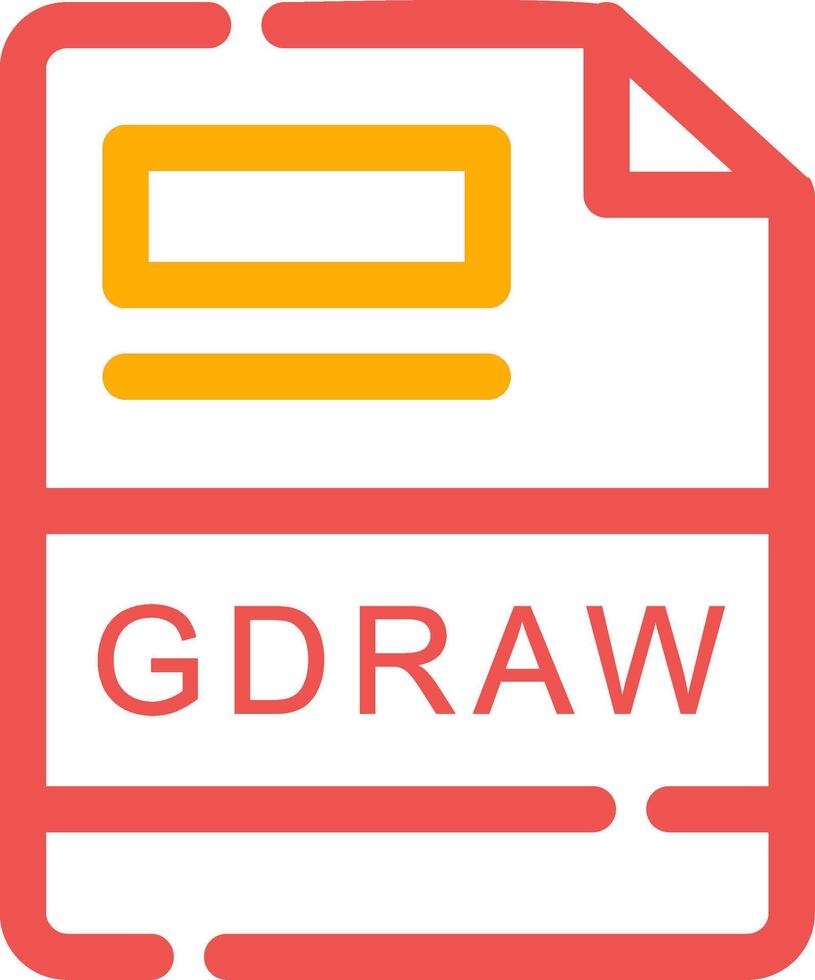 gdraw criativo ícone Projeto vetor