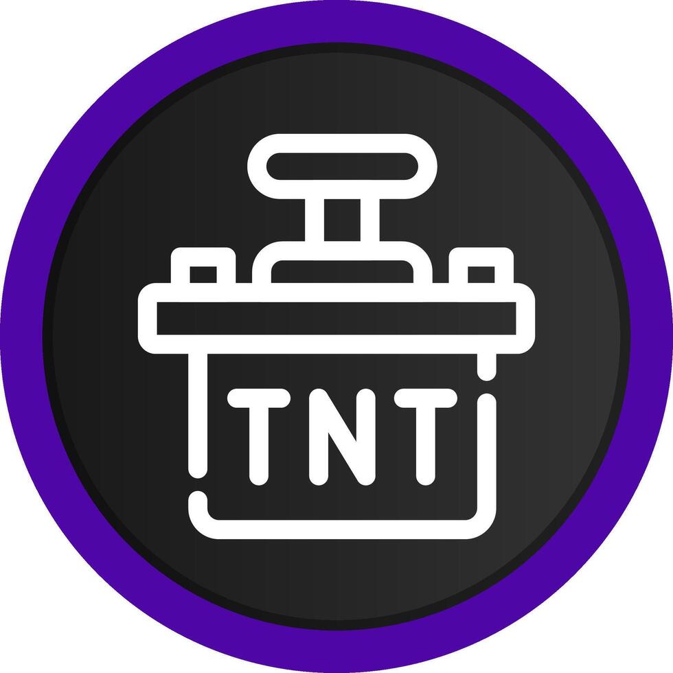 design de ícone criativo tnt vetor