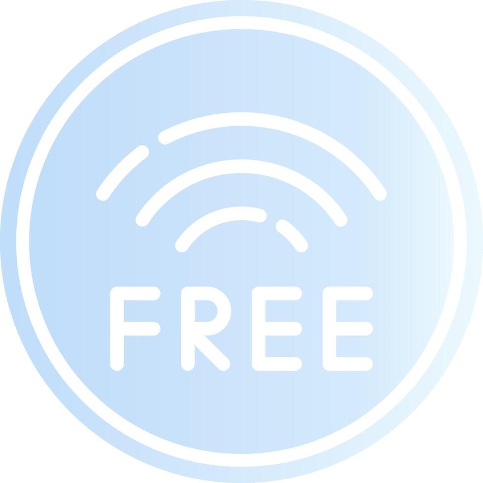 design de ícone criativo wi-fi gratuito vetor