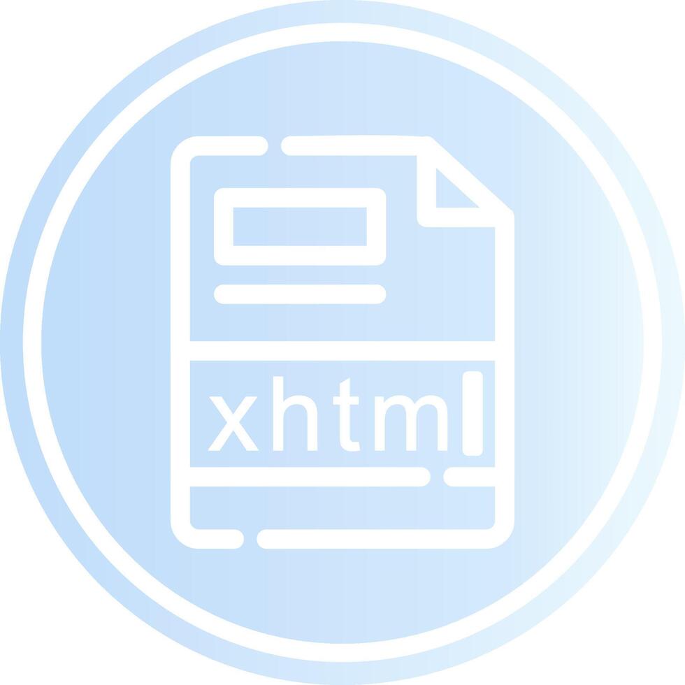 xhtml criativo ícone Projeto vetor