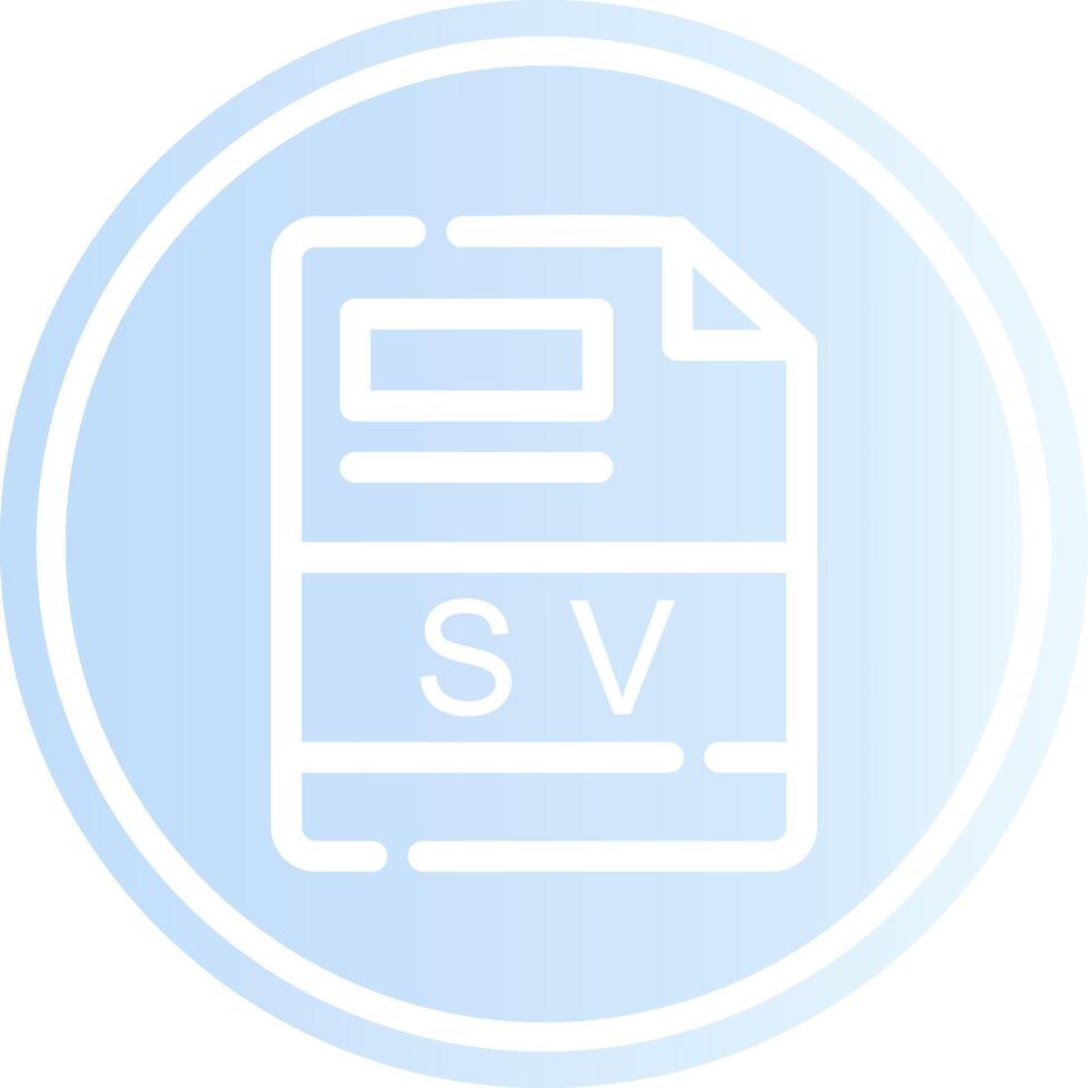 sv criativo ícone Projeto vetor