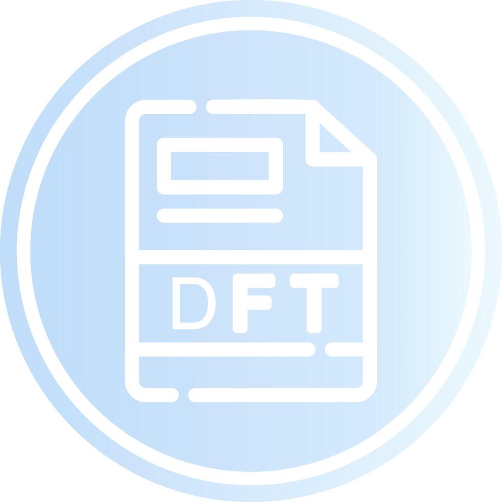 dft criativo ícone Projeto vetor