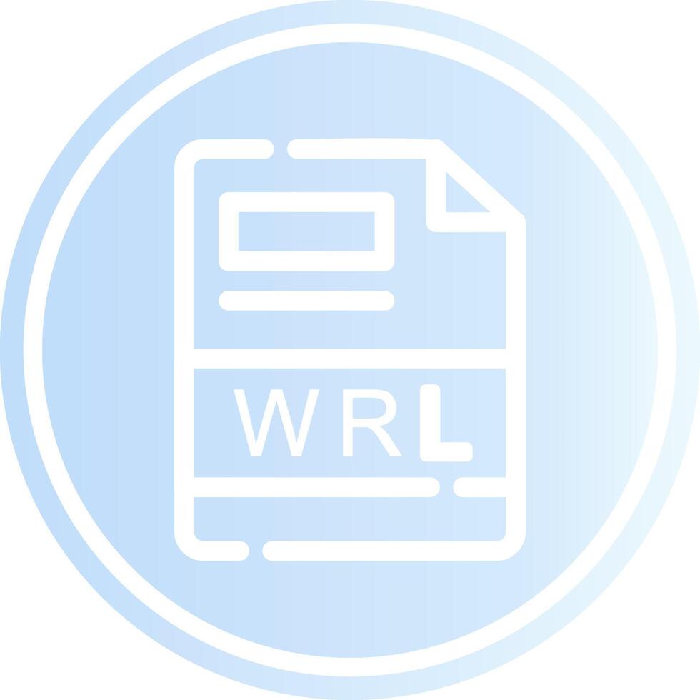 wrl criativo ícone Projeto vetor