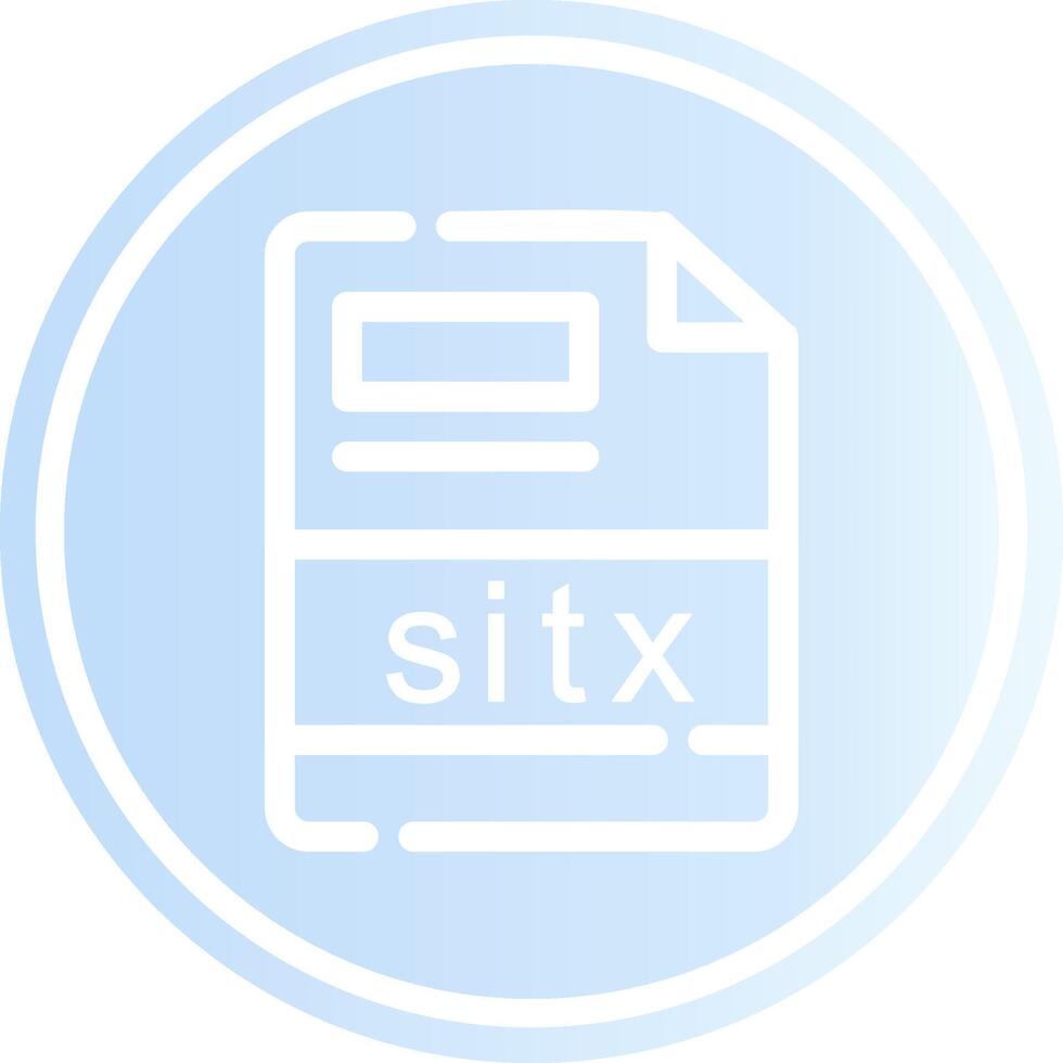 sitx criativo ícone Projeto vetor