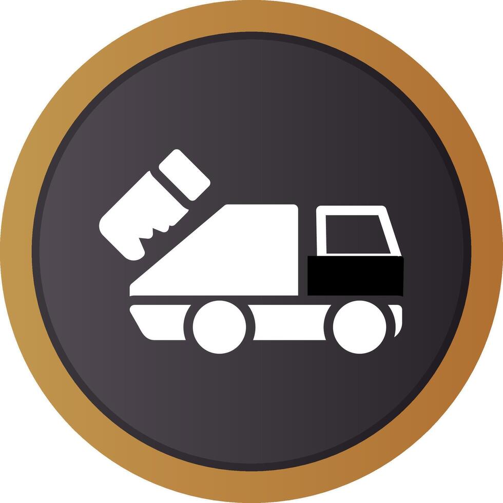 lixo caminhão criativo ícone Projeto vetor