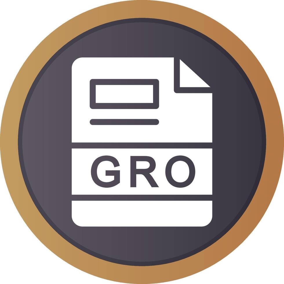 gro criativo ícone Projeto vetor