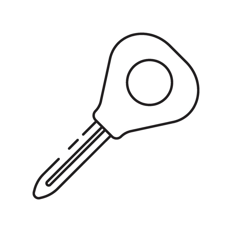 ícone da chave do carro vetor