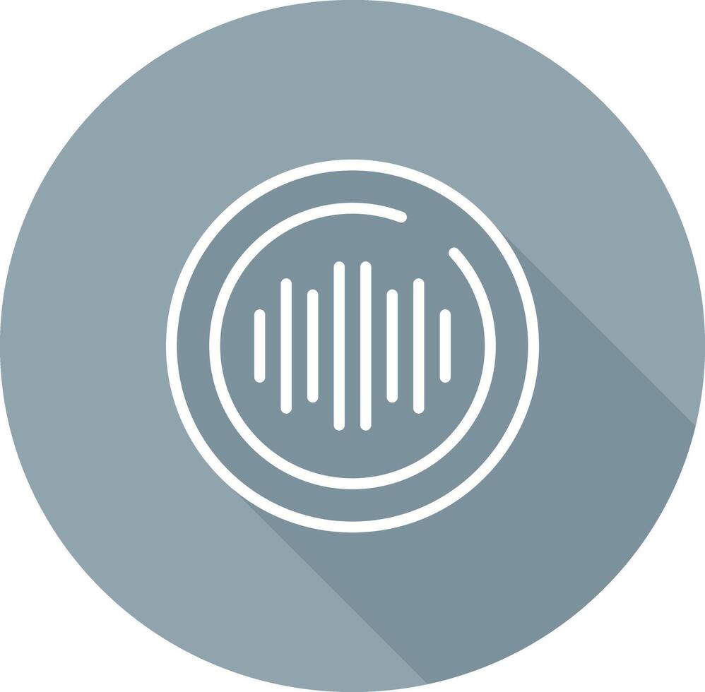audio espectro círculo vetor ícone