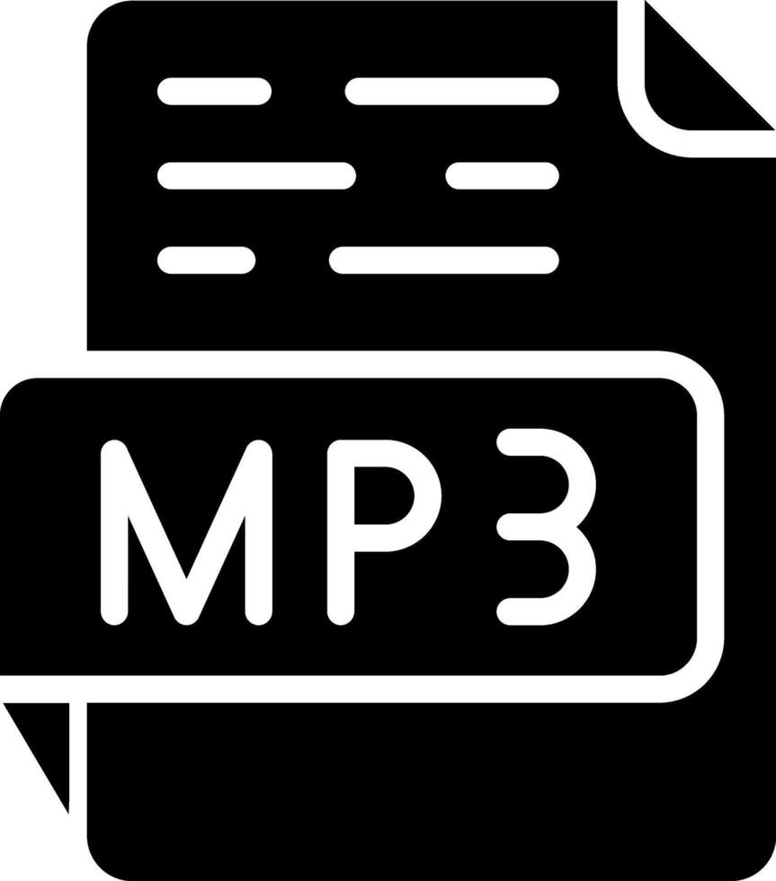 ícone do vetor mp3