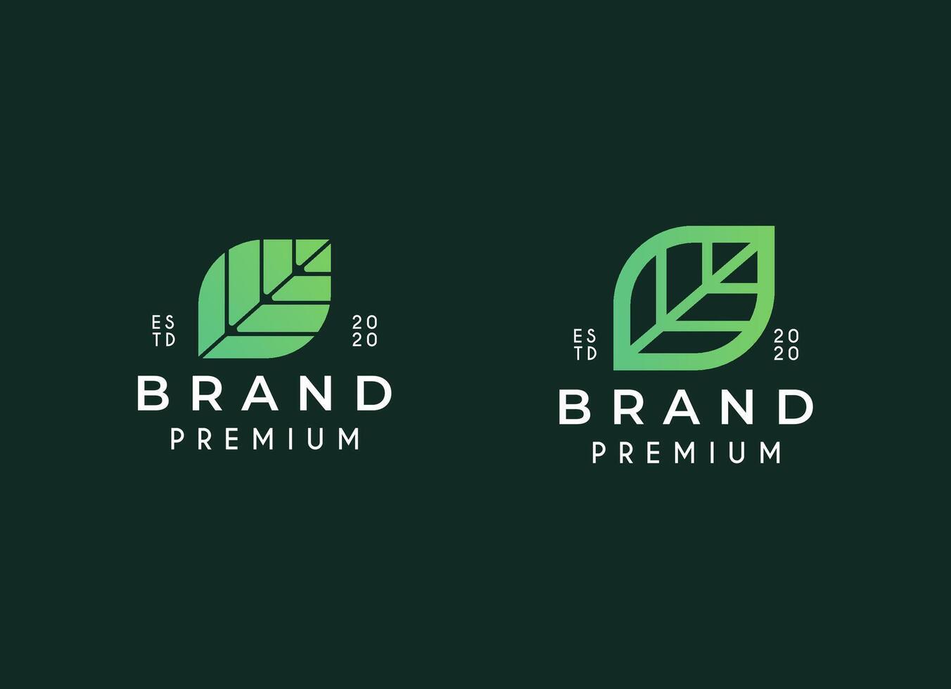 modelo de vetor de design de logotipo de produto natural. ícone de folha