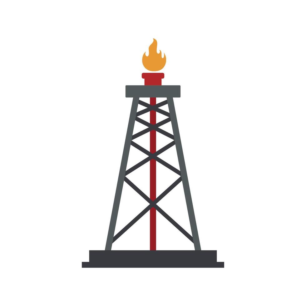 petróleo indústria. vetor combustível, óleo, gás e energia ilustração. Gasolina estação ou poder símbolo e elemento.