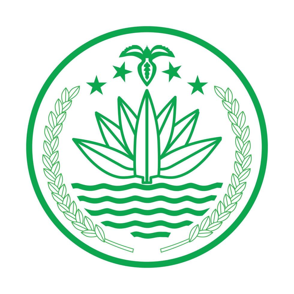 Bangladesh nacional emblema vetor