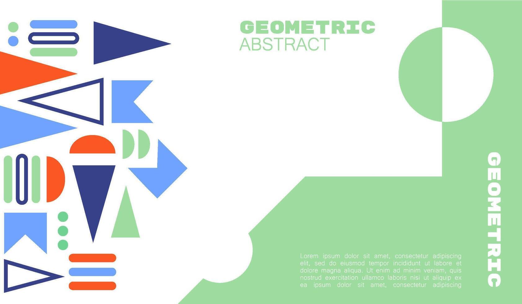 abstrato geométrico forma brutalismo fundo. vetor ilustração. moderno e futurista estilo.