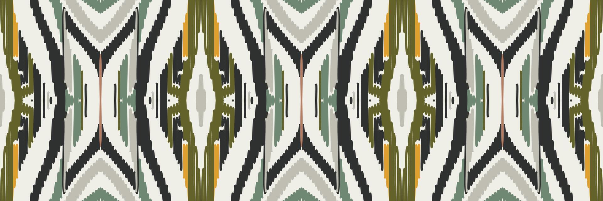 design de padrão étnico de bordado geométrico abstrato ikat. tecido asteca tapete mandala ornamento chevron têxtil decoração papel de parede. fundo de vetor tradicional de peru étnico nativo tribal boho