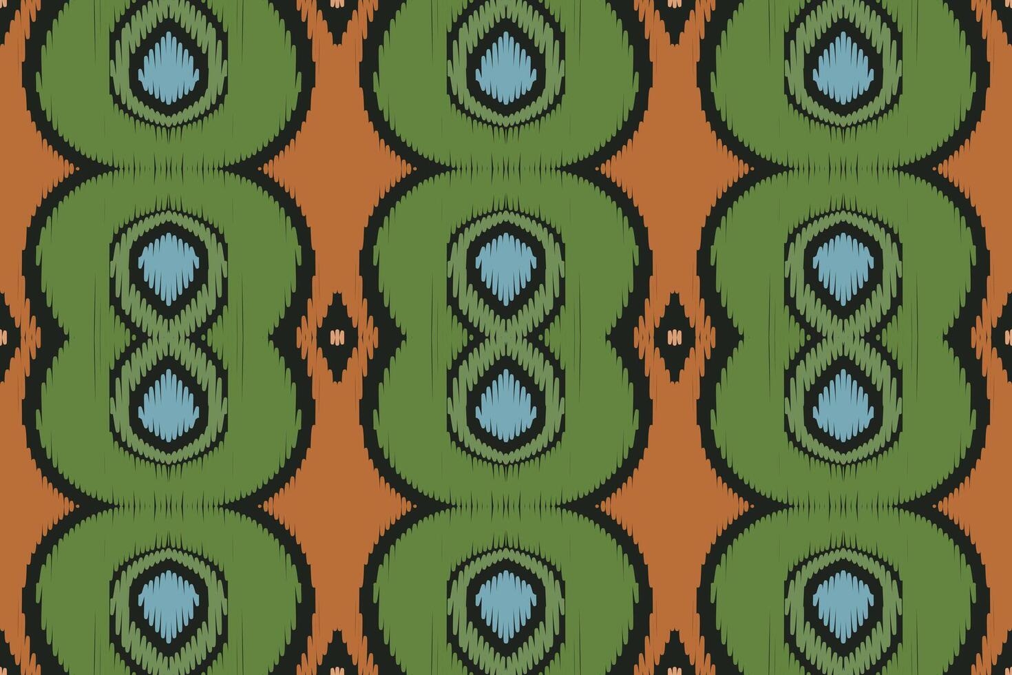 padrão sem emenda de ikat étnico em tribal. design para plano de fundo, papel de parede, ilustração vetorial, tecido, vestuário, tapete, têxtil, batik, bordado. vetor