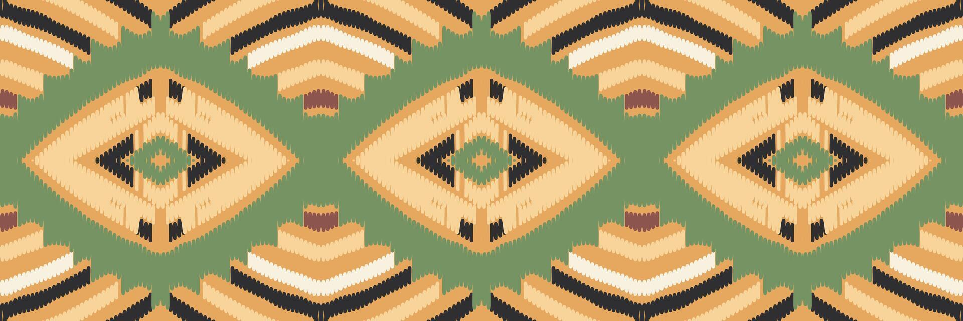 design de padrão étnico de bordado geométrico abstrato ikat. tecido asteca tapete mandala ornamento chevron têxtil decoração papel de parede. fundo de vetor tradicional de peru étnico nativo tribal boho