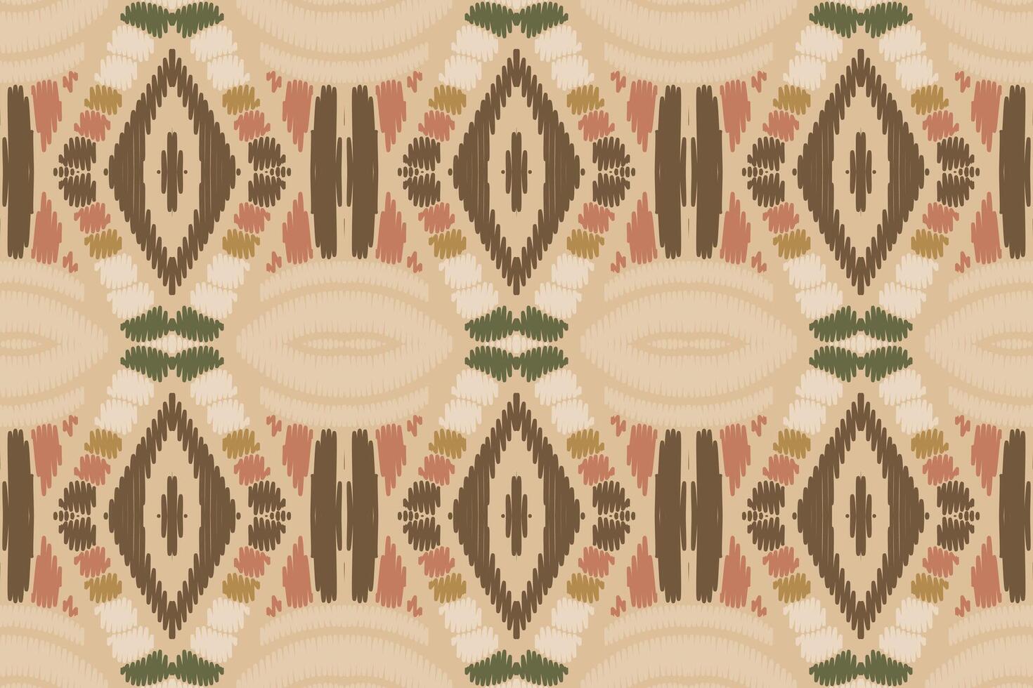 padrão sem emenda de ikat étnico em tribal. design para plano de fundo, papel de parede, ilustração vetorial, tecido, vestuário, tapete, têxtil, batik, bordado. vetor