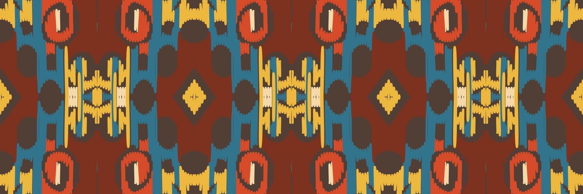 padrão ikat em tribal. geométrica étnica tradicional. estilo listrado mexicano. design para plano de fundo, papel de parede, ilustração vetorial, tecido, roupas, batik, tapete, bordado. vetor