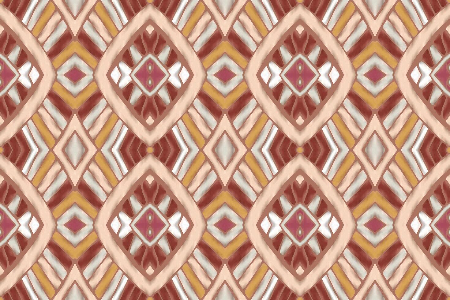 arte abstrata padrão étnico. ikat sem costura padrão tradicional. estilo americano, mexicano. vetor