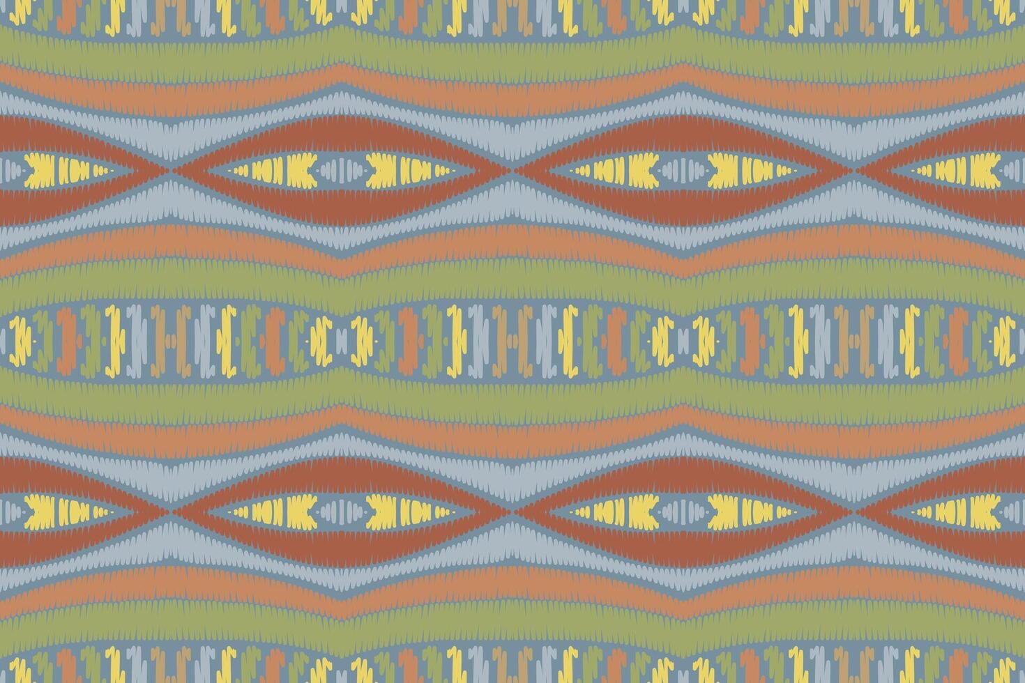 padrão ikat em tribal. geométrica étnica tradicional. estilo listrado mexicano. design para plano de fundo, papel de parede, ilustração vetorial, tecido, roupas, batik, tapete, bordado. vetor