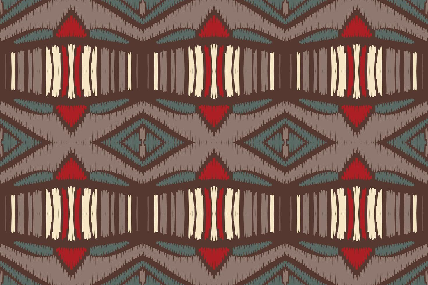 padrão ikat em tribal. geométrica étnica tradicional. estilo listrado mexicano. design para plano de fundo, papel de parede, ilustração vetorial, tecido, roupas, batik, tapete, bordado. vetor