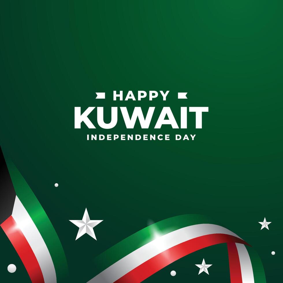 Kuwait independência dia Projeto ilustração coleção vetor