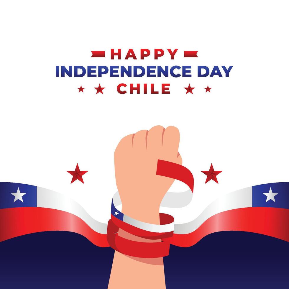 Chile independência dia vetor Projeto modelo