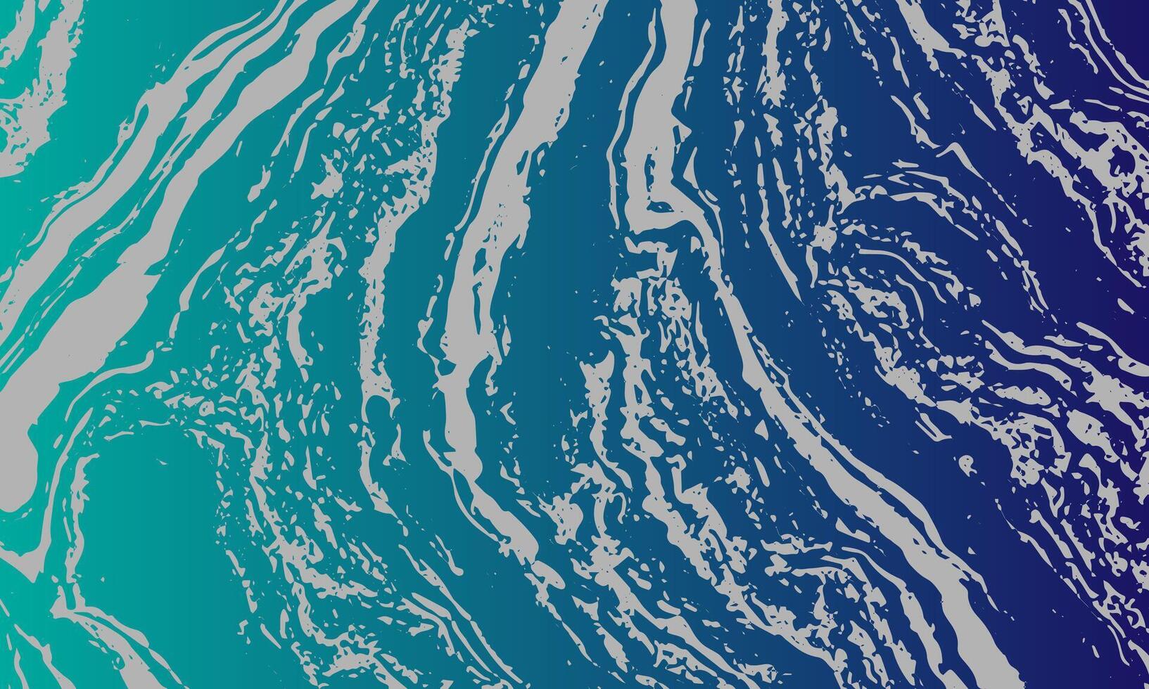 uma azul e verde mármore fundo com ondas vetor