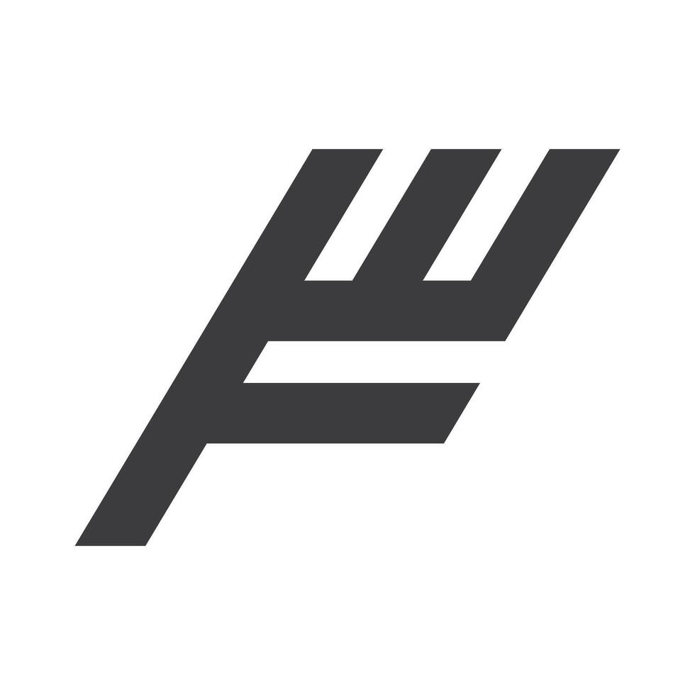 inicial carta ef logotipo ou fe logotipo vetor Projeto modelo