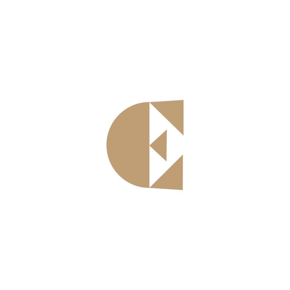 inicial carta ce ou ec logotipo vetor logotipo Projeto