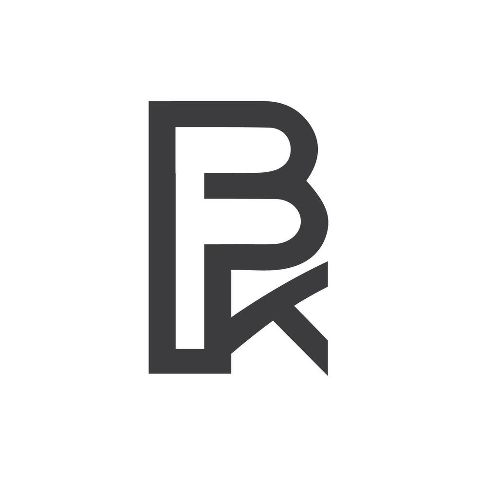 inicial carta bk logotipo ou kb logotipo vetor Projeto modelo