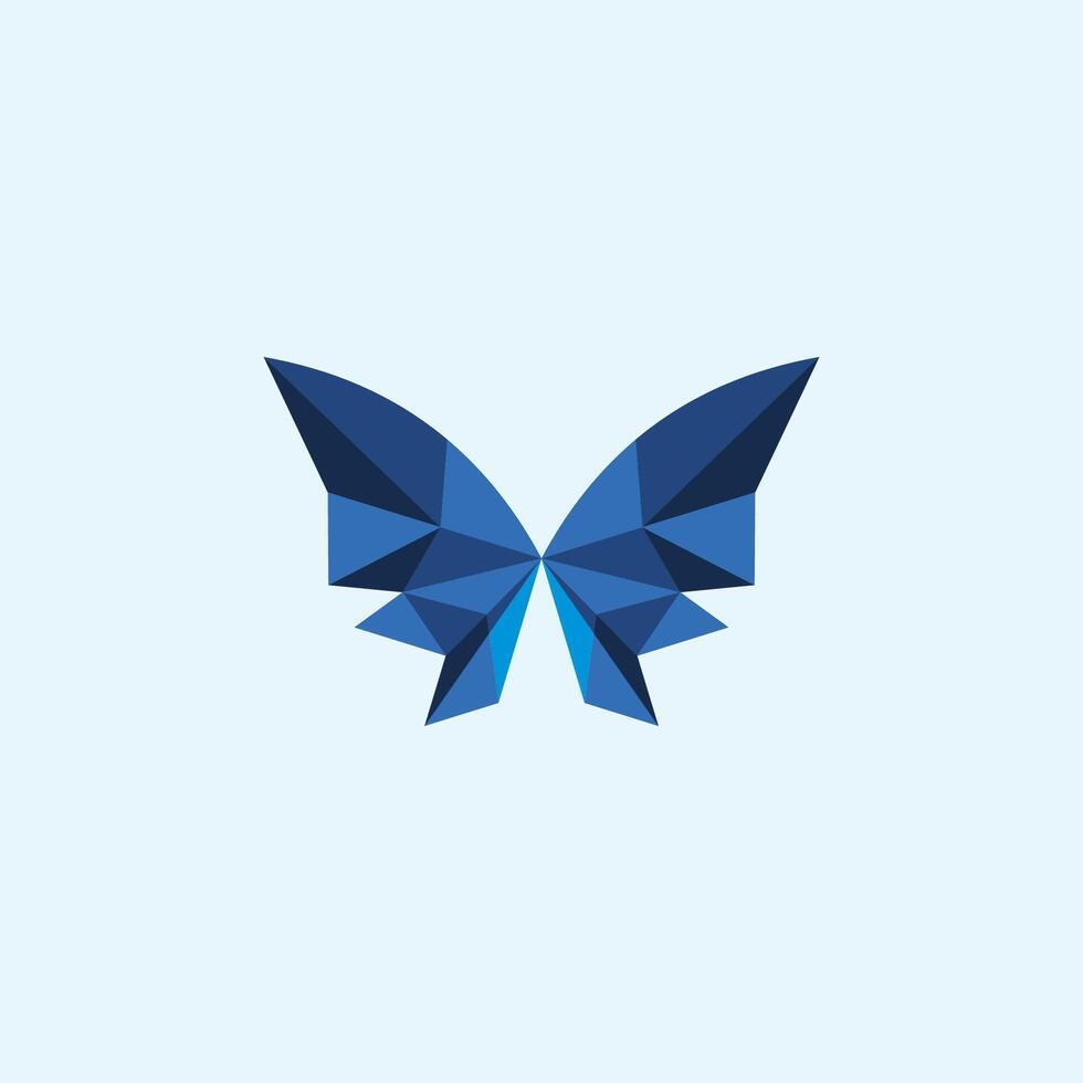 modelo de design de logotipo de vetor de borboleta