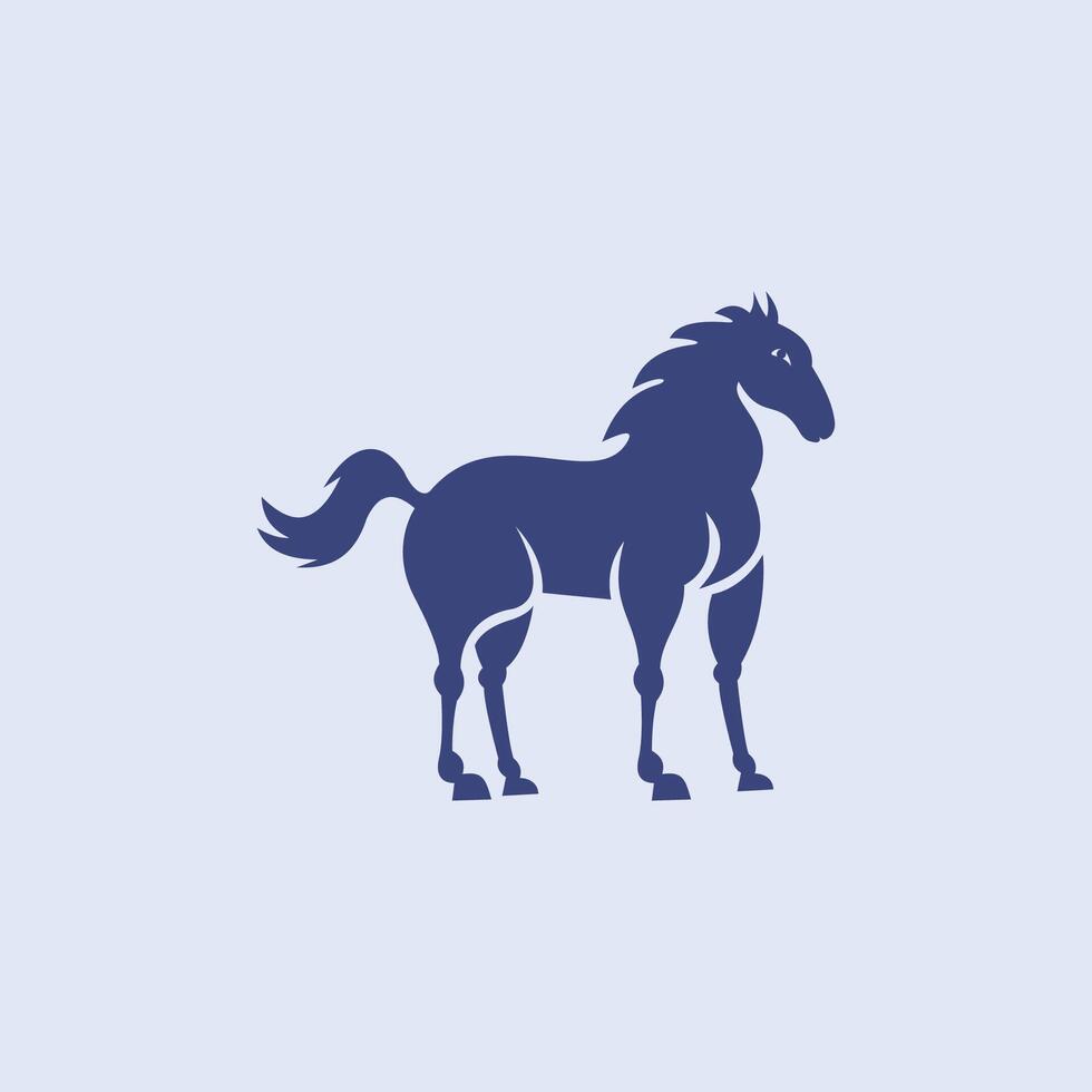 animal cavalo logotipo vetor Projeto modelo