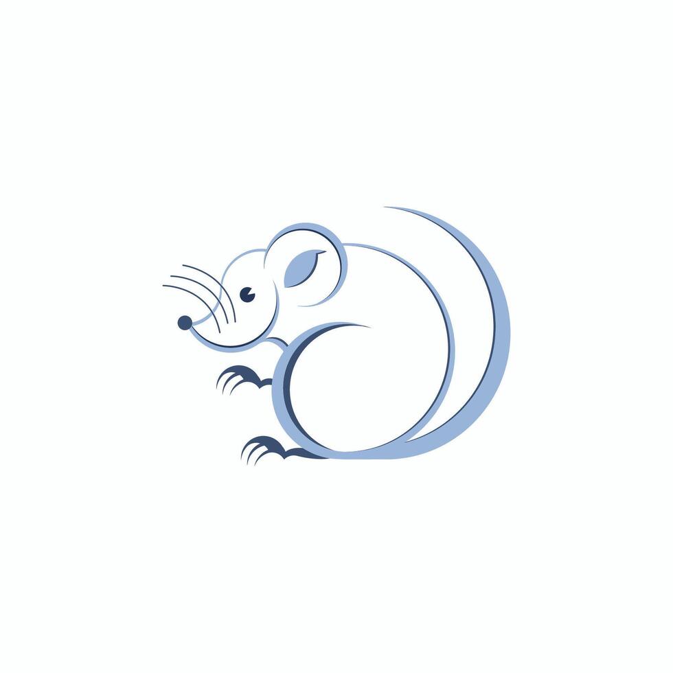 rato logotipo vetor Projeto modelo