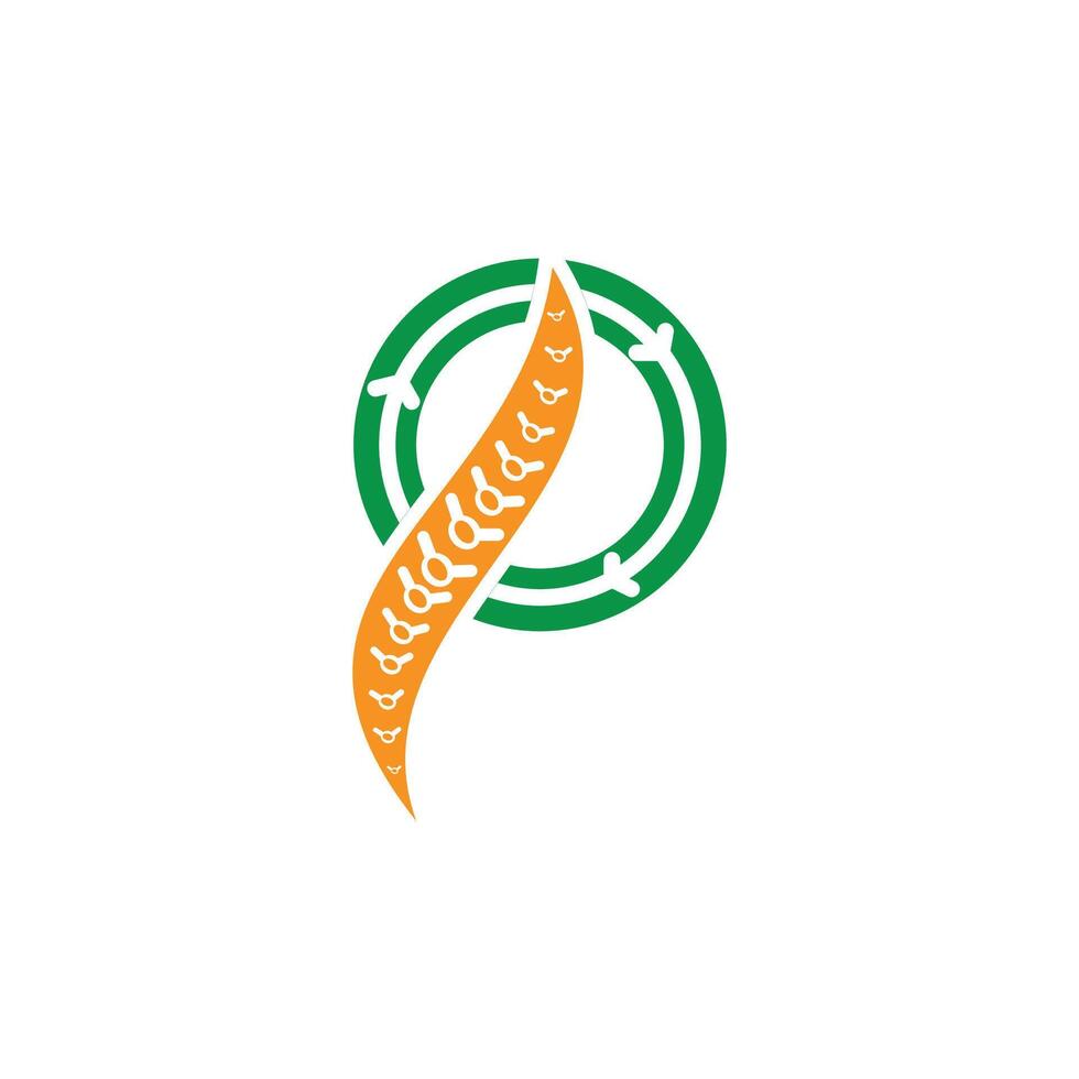 logotipo da medicina natural vetor