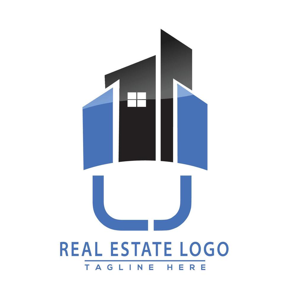 lj real Estado logotipo Projeto casa logotipo estoque vetor. vetor