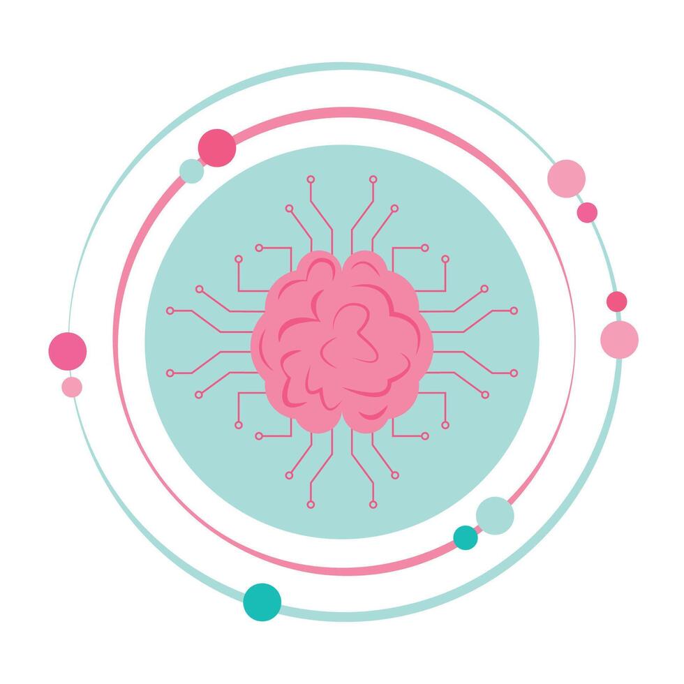 artificial inteligência ai Informática conceptual vetor ilustração gráfico ícone símbolo